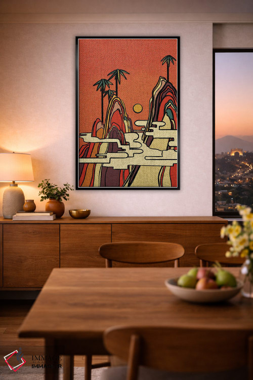 تابلو دکوراتیو زندگی یک کوه است اثر ایلو ناتیکا - D2B