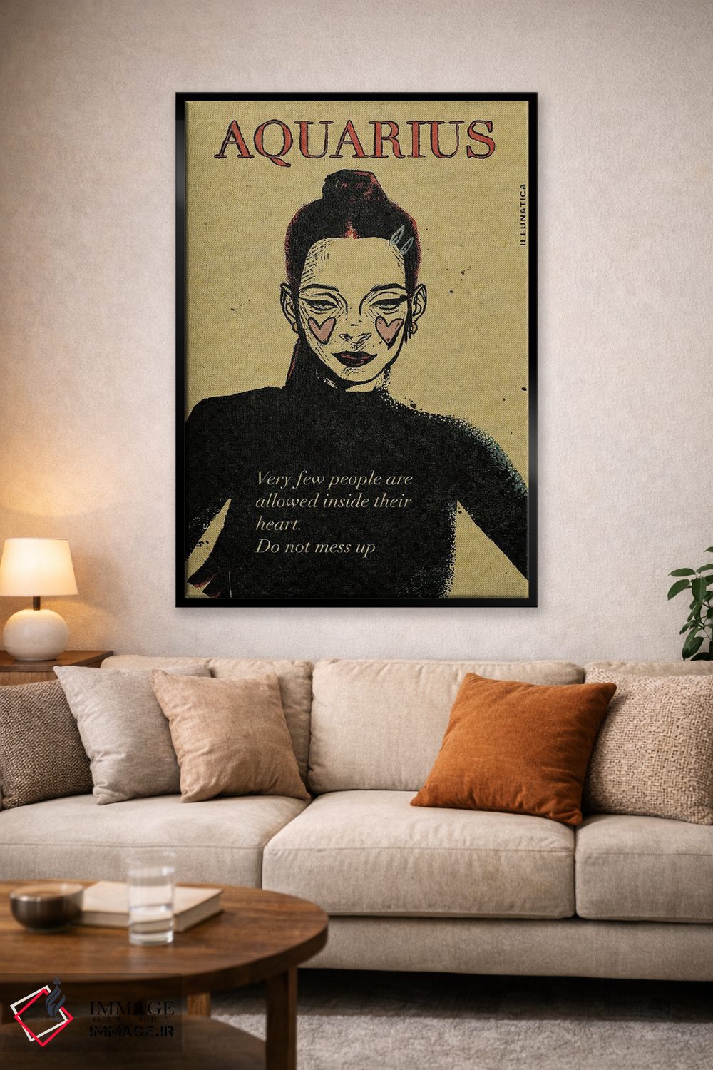 تابلو دکوراتیو برج دلو اثر ایلو ناتیکا - D1B