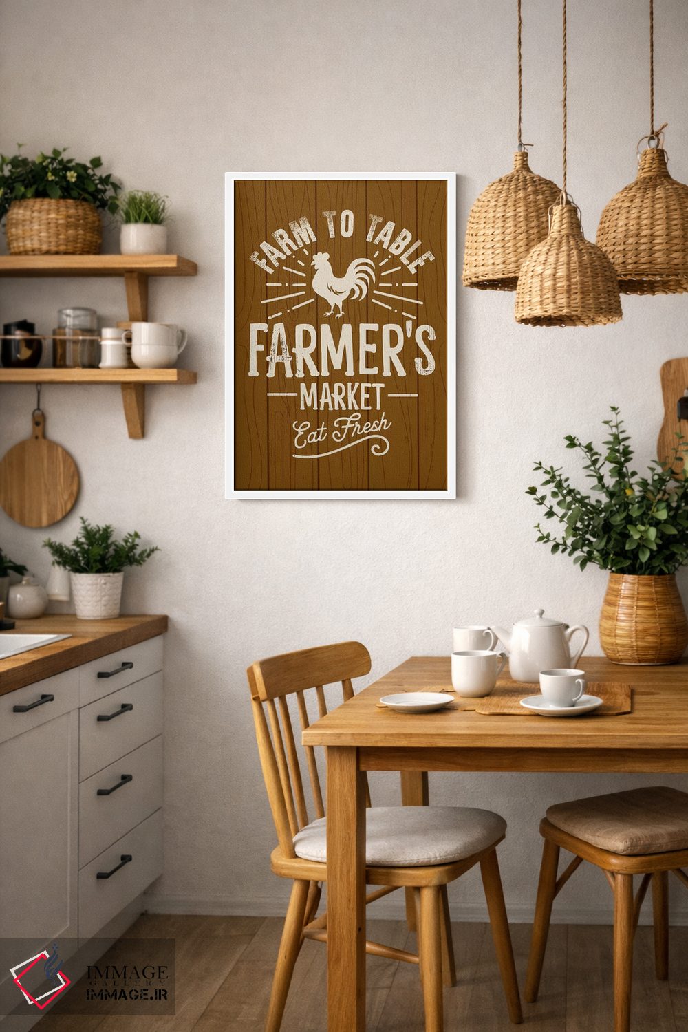 تابلو دکوراتیو تازه از مزرعه II اثر ایلیس آویلس - D3W