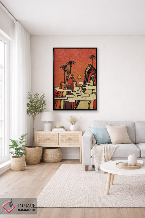 تابلو دکوراتیو زندگی یک کوه است اثر ایلو ناتیکا - D5B