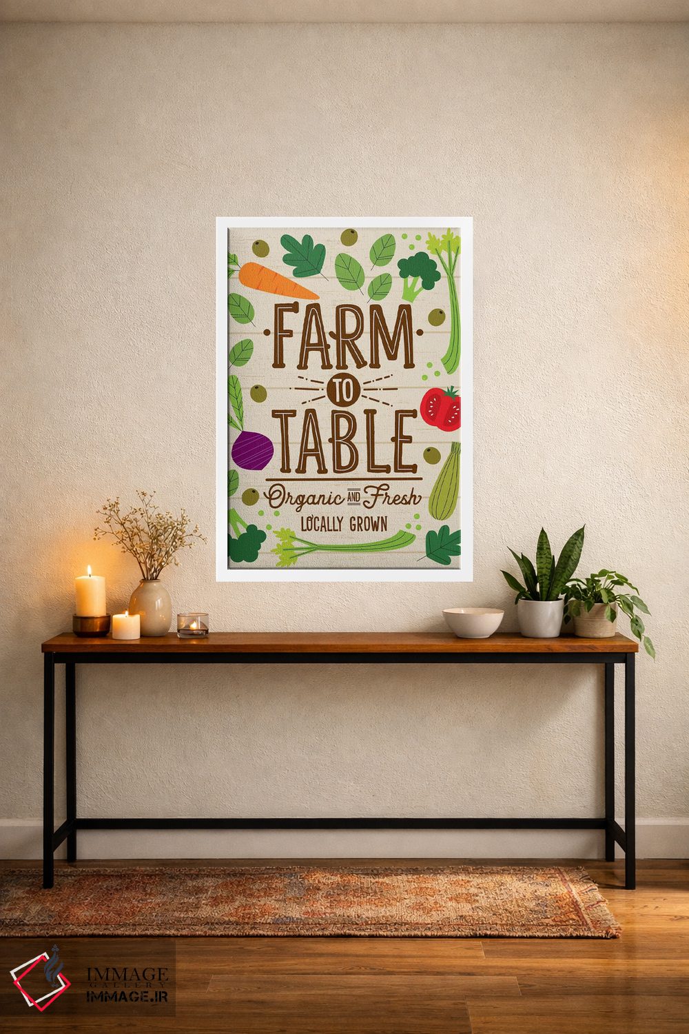 تابلو دکوراتیو تازه از مزرعه I اثر ایلیس آویلس - D4W