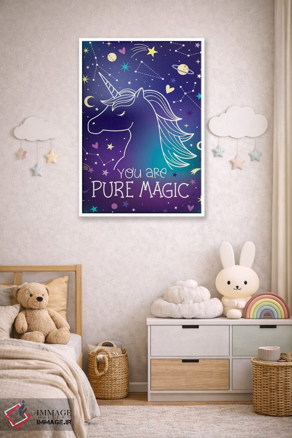 تابلو دکوراتیو در هر روز جادویی بمان I اثر ایلیس آویلس - D4W