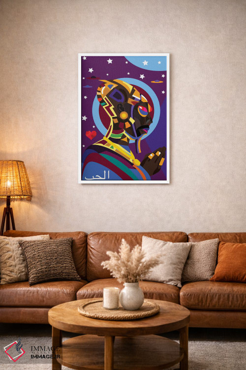 تابلو دکوراتیو بیگانه اثر ایندی لاو - D2W