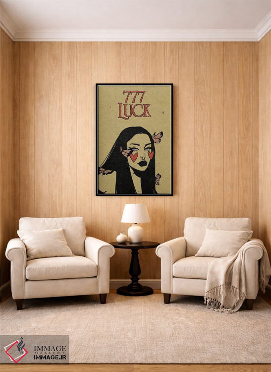 تابلو دکوراتیو عدد فرشته ۷۷۷ اثر ایلو ناتیکا - D5B