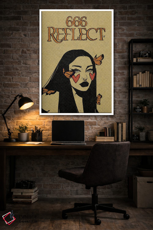 تابلو دکوراتیو عدد فرشته ۶۶۶ اثر ایلو ناتیکا - D2W