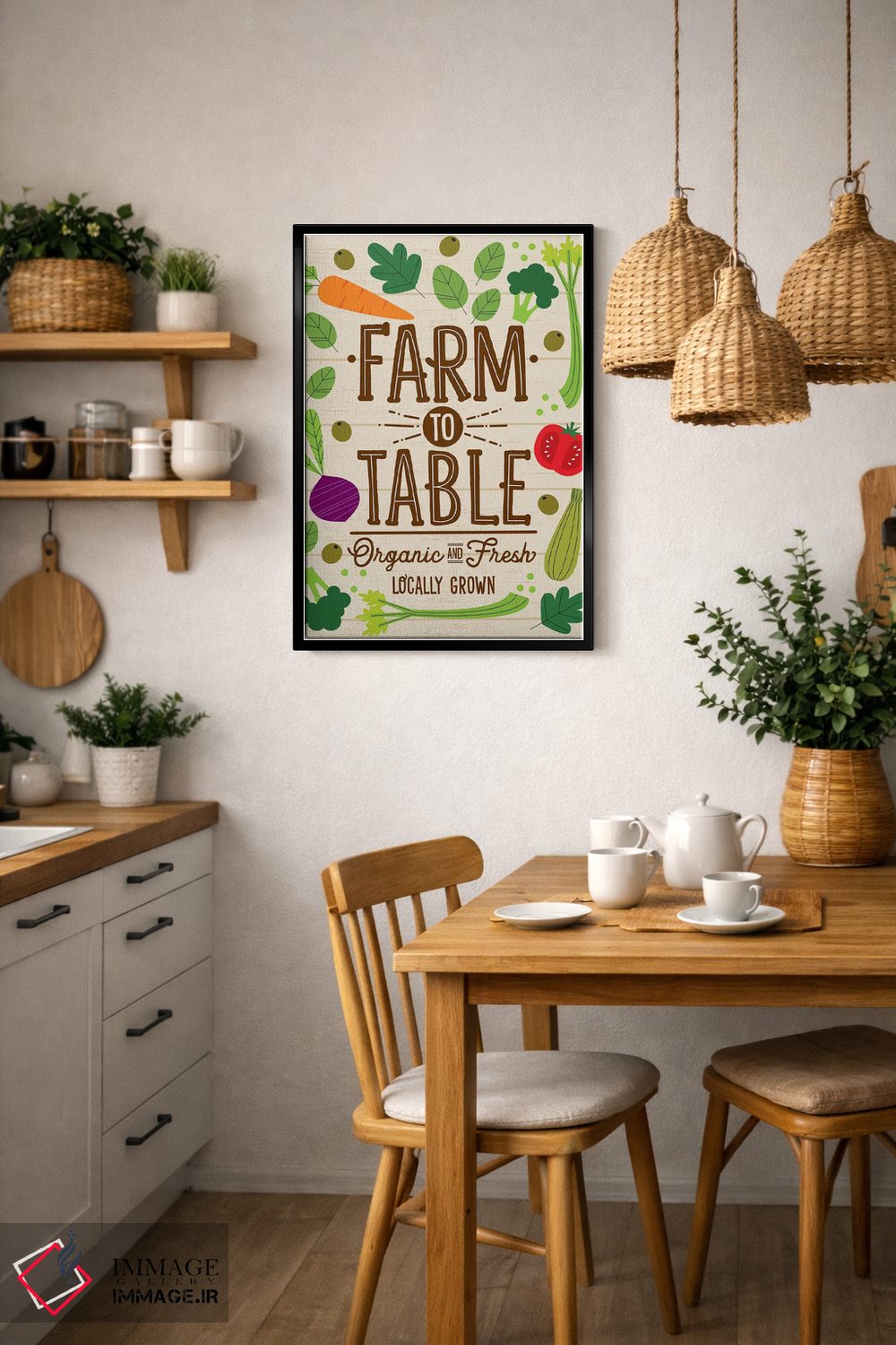 تابلو دکوراتیو تازه از مزرعه I اثر ایلیس آویلس - D6B