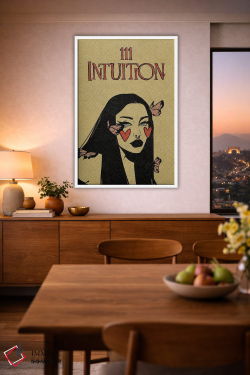 تابلو دکوراتیو عدد فرشته ۱۱۱ اثر ایلو ناتیکا - D1W