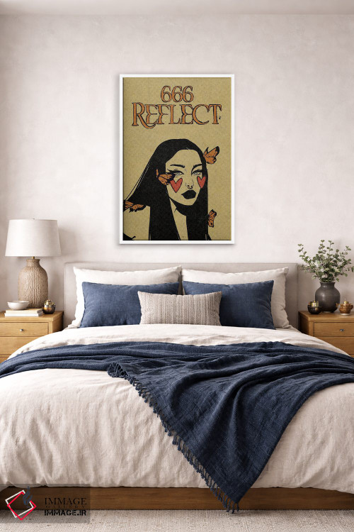 تابلو دکوراتیو عدد فرشته ۶۶۶ اثر ایلو ناتیکا - D5W