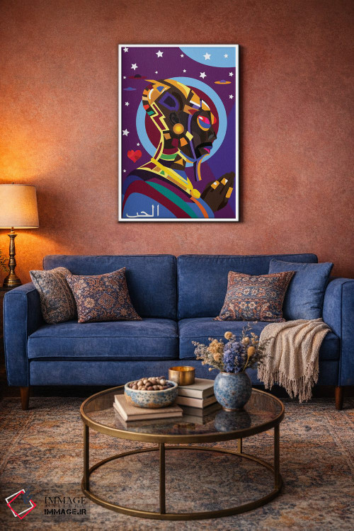 تابلو دکوراتیو بیگانه اثر ایندی لاو - D3W