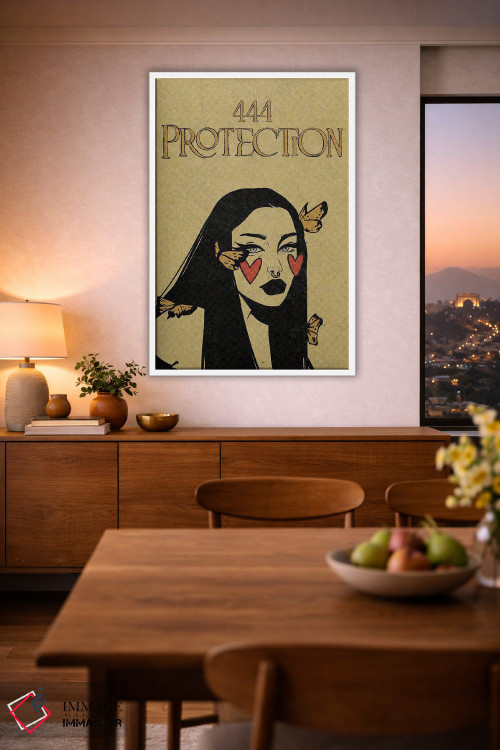 تابلو دکوراتیو عدد فرشته ۴۴۴ اثر ایلو ناتیکا - D1W