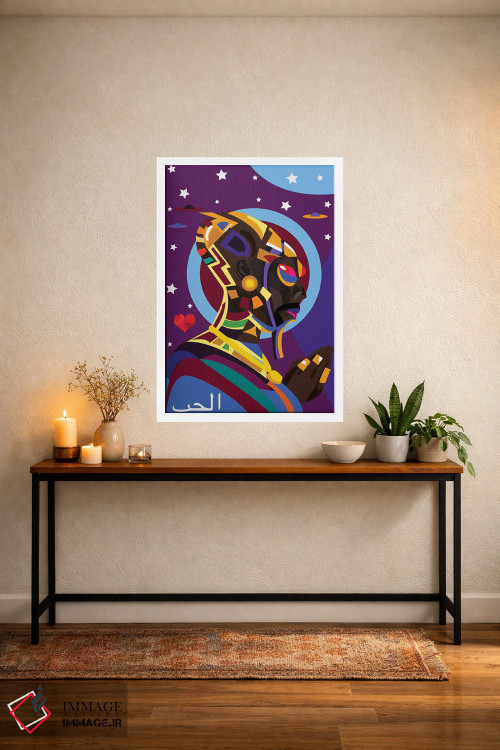 تابلو دکوراتیو بیگانه اثر ایندی لاو - D4W