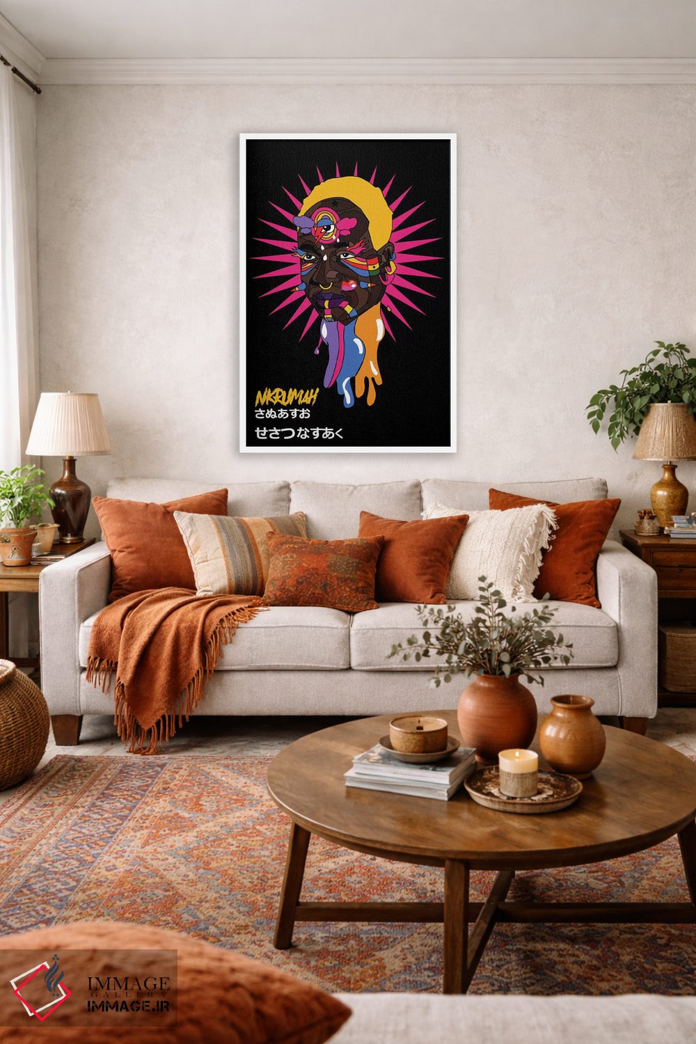 تابلو دکوراتیو انکرومه اثر ایندی لاو - D1W