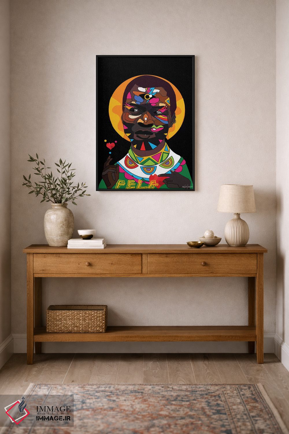 تابلو دکوراتیو فلا اثر ایندی لاو - D2B