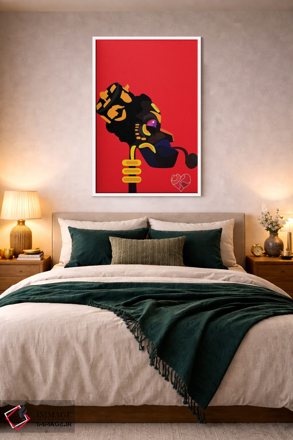 تابلو دکوراتیو پیپ اثر ایندی لاو - D3W