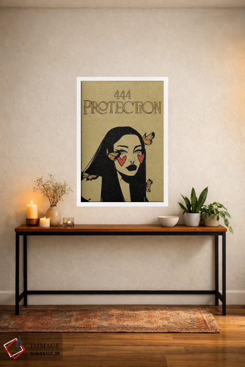 تابلو دکوراتیو عدد فرشته ۴۴۴ اثر ایلو ناتیکا - D4W