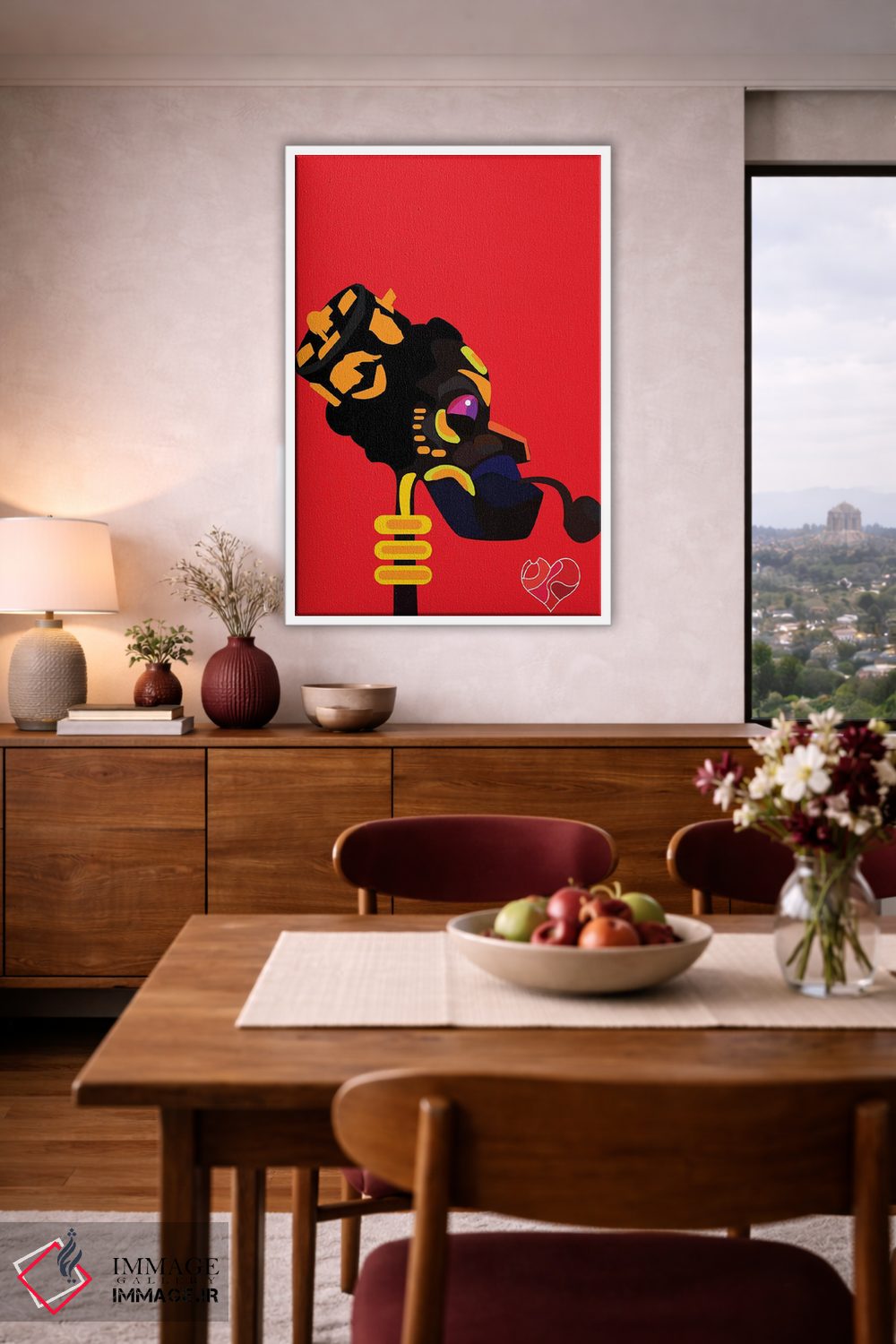 تابلو دکوراتیو پیپ اثر ایندی لاو - D4W