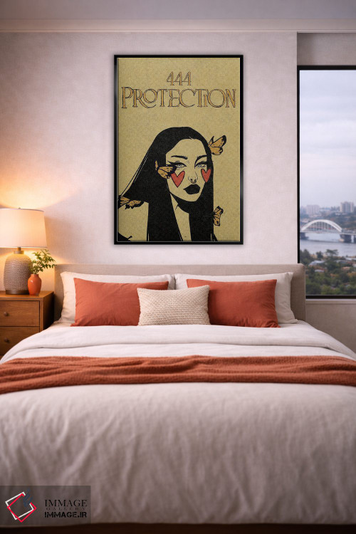 تابلو دکوراتیو عدد فرشته ۴۴۴ اثر ایلو ناتیکا - D5B