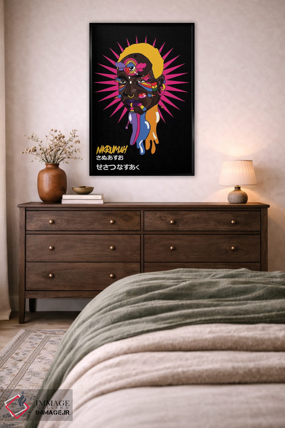 تابلو دکوراتیو انکرومه اثر ایندی لاو - D4B