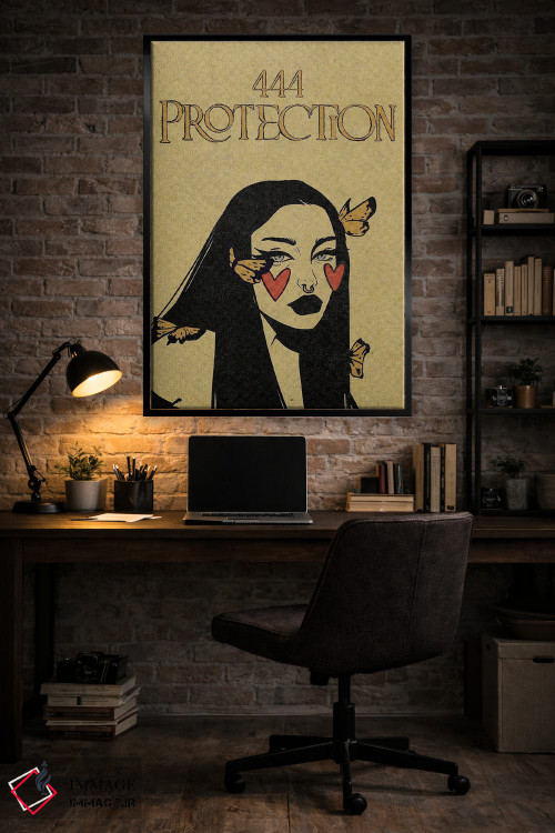 تابلو دکوراتیو عدد فرشته ۴۴۴ اثر ایلو ناتیکا - D6B