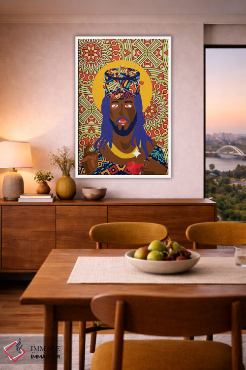 تابلوی عیسی اثر ایندی لاو - D6W