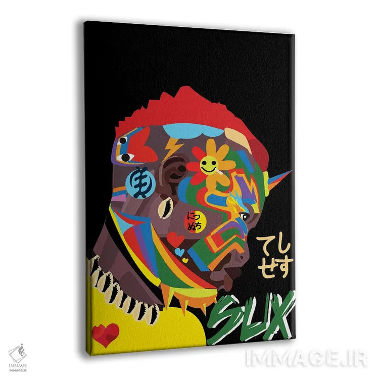 تابلو دکوراتیو سوکس اثر ایندی لاو - نمای پرسپکتیو محصول