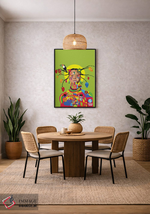 تابلو دکوراتیو بادو اثر ایندی لاو - D3B