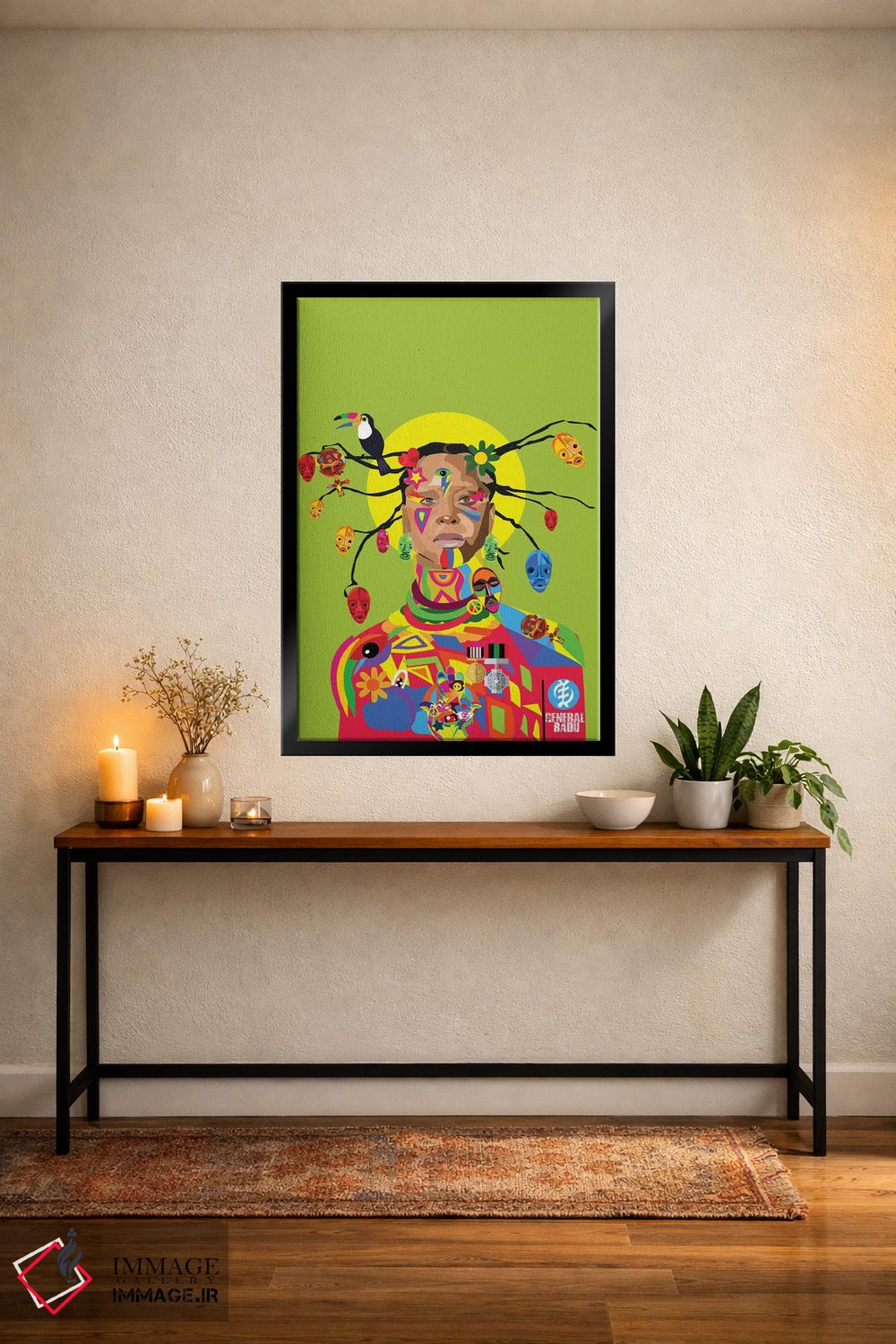 تابلو دکوراتیو بادو اثر ایندی لاو - D5B