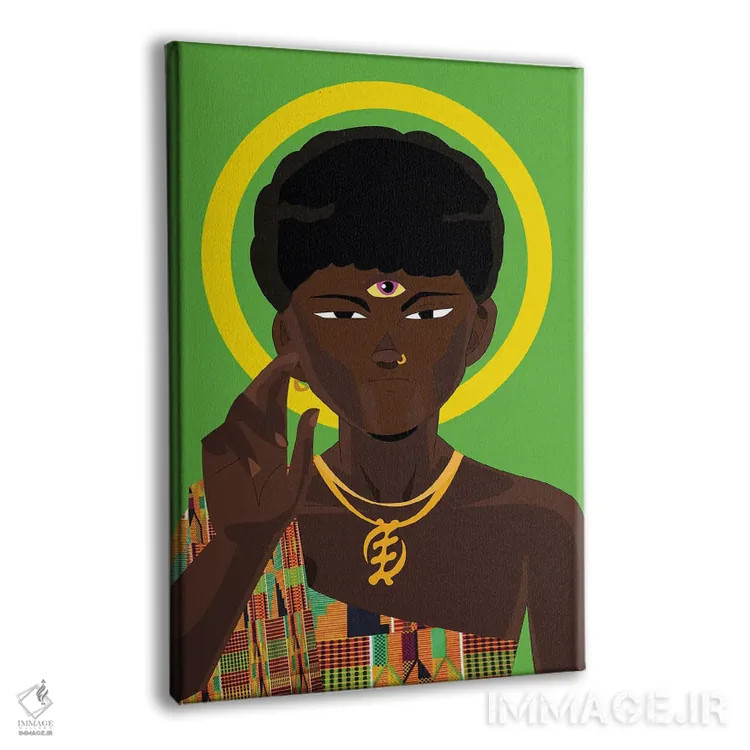 تابلو دکوراتیو آکیرا اثر ایندی لاو - نمای پرسپکتیو محصول