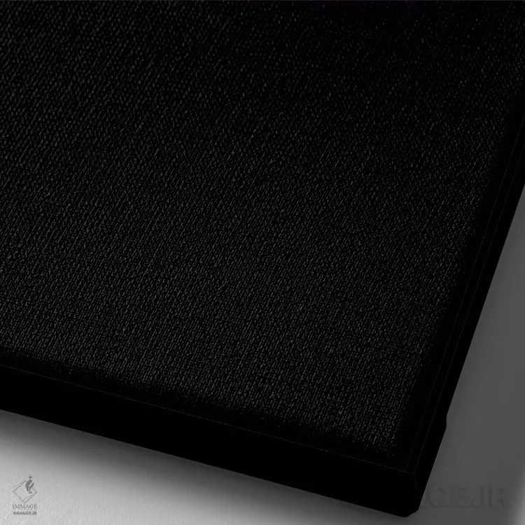 تابلو دکوراتیو چهارپایه اثر ایندی لاو - نمای نزدیک بافت بوم