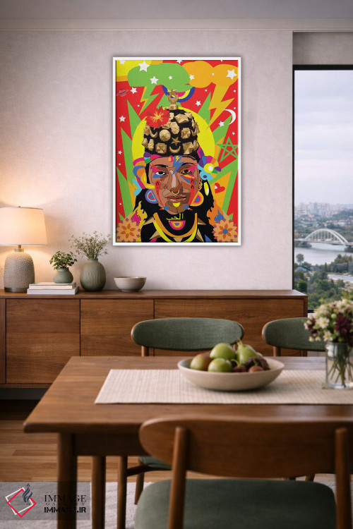 تابلو دکوراتیو آمازیغ اثر ایندی لاو - D5W