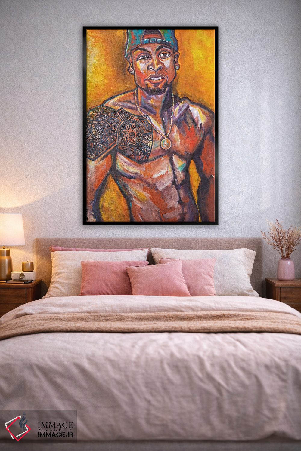 تابلو دکوراتیو خالکوبی اثر ایلین ریچارد - D3B