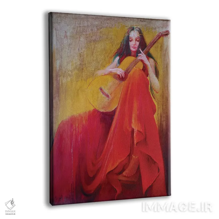 تابلو دکوراتیو کاپریچیو اثر ایزابل ماهه - نمای پرسپکتیو محصول