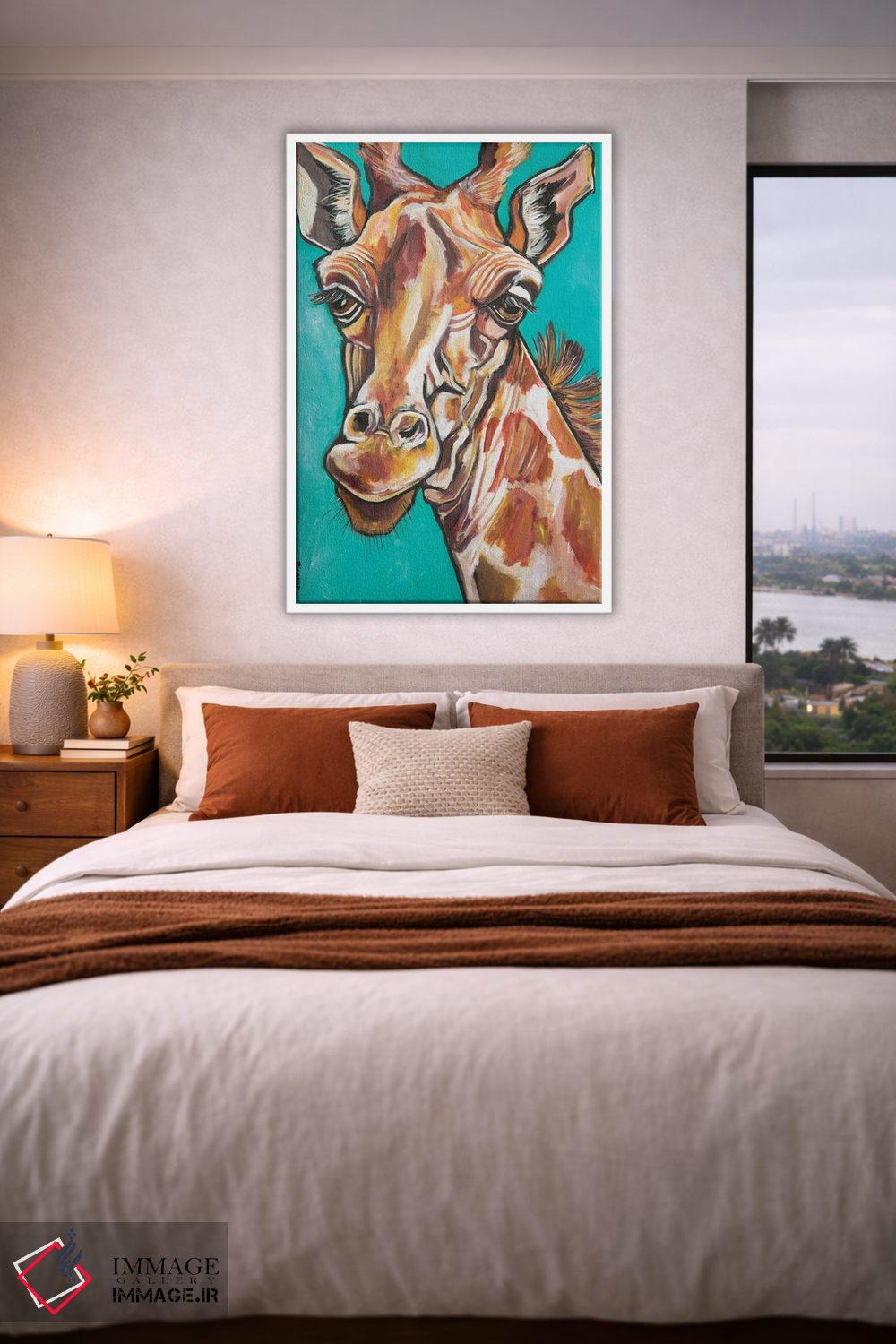 تابلو دکوراتیو زرافه اثر ایلین ریچارد - D4W