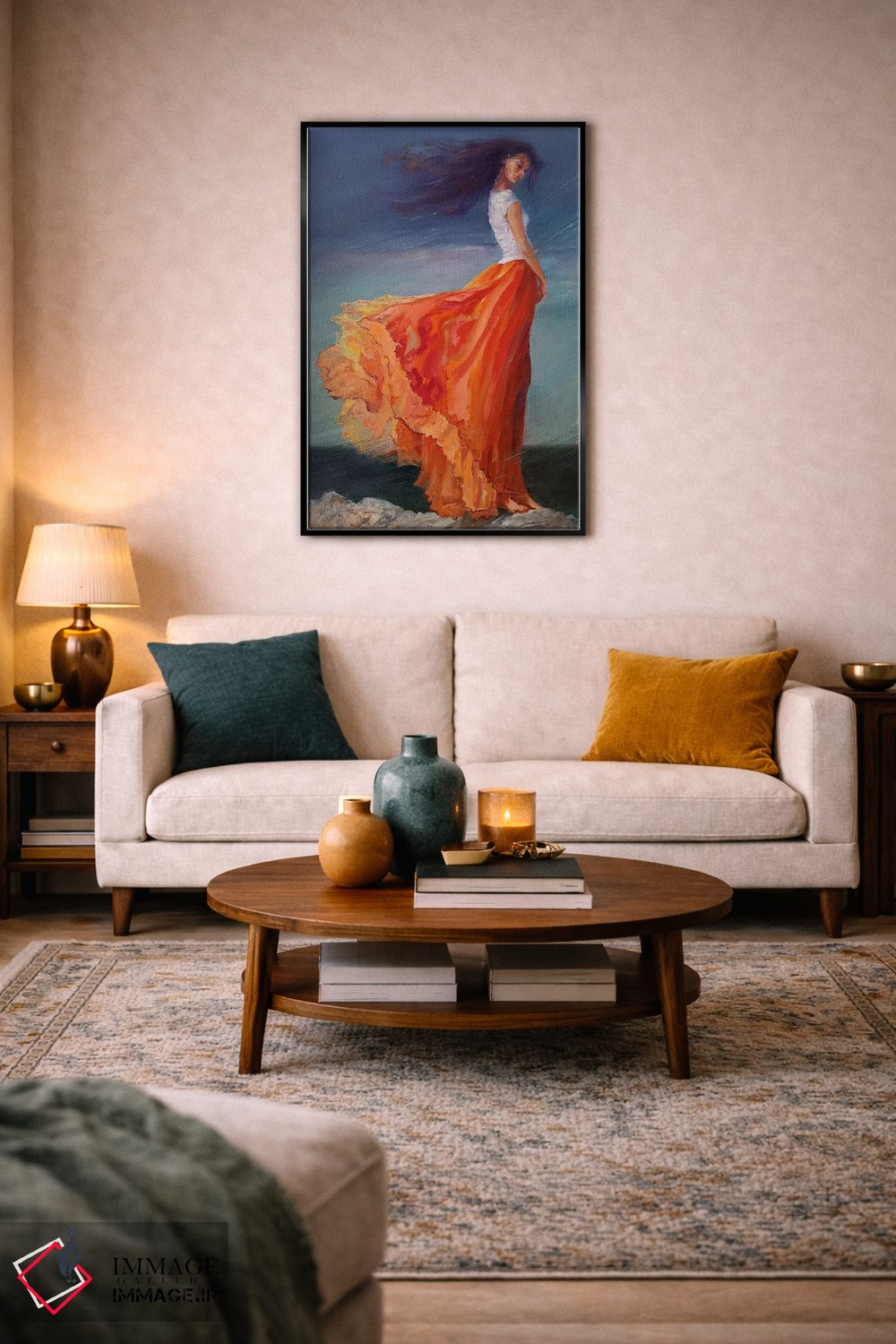 تابلو دکوراتیو ندای دریا اثر ایزابل ماهه - D5B