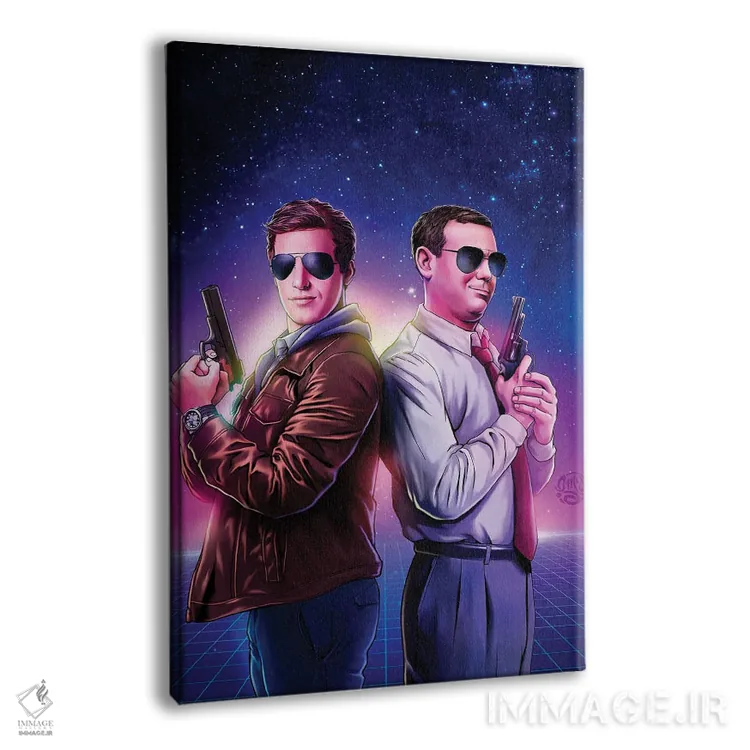 تابلو دکوراتیو بروکلین ۹۹ اثر ایسمابوکامیکس - نمای پرسپکتیو محصول