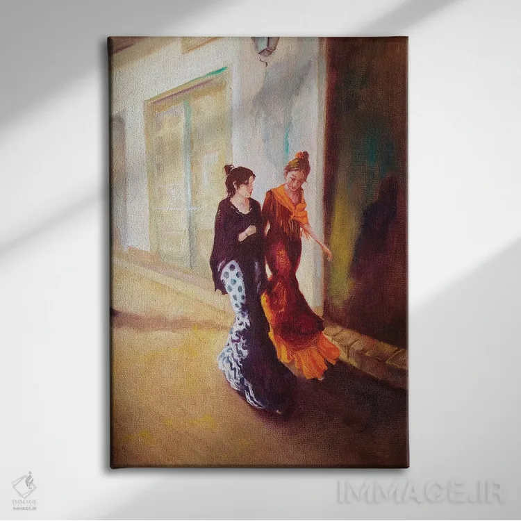 تابلو دکوراتیو سوئیاناس اثر ایزابل ماهه - نمای روبهرو روی دیوار