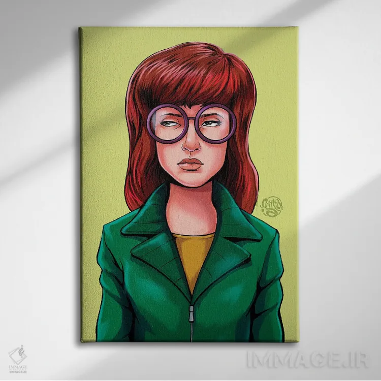 تابلو دکوراتیو داریا اثر ایسمابوکامیکس - نمای روبهرو روی دیوار