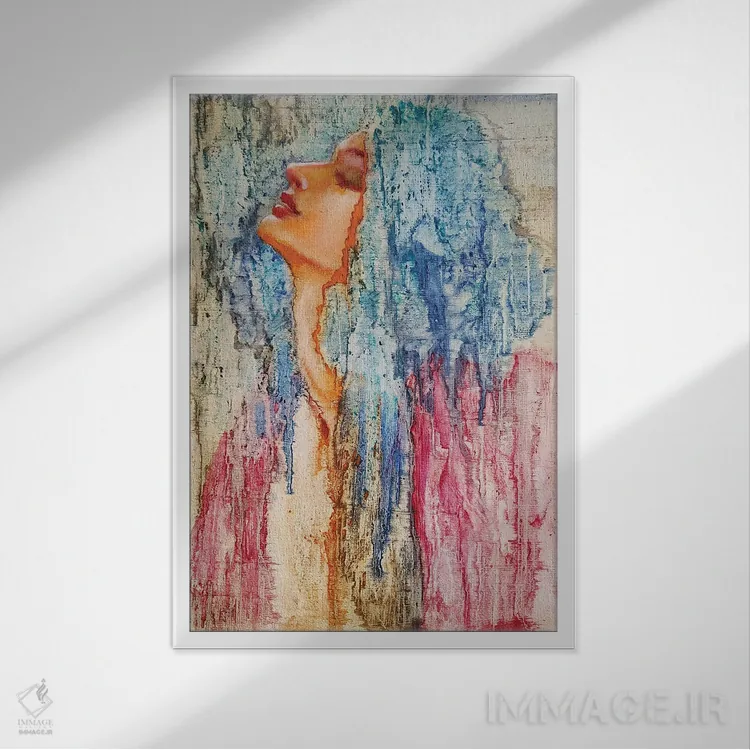 تابلو دکوراتیو نمای خوب اثر ایزابل ماهه - نمای قابدار سفید