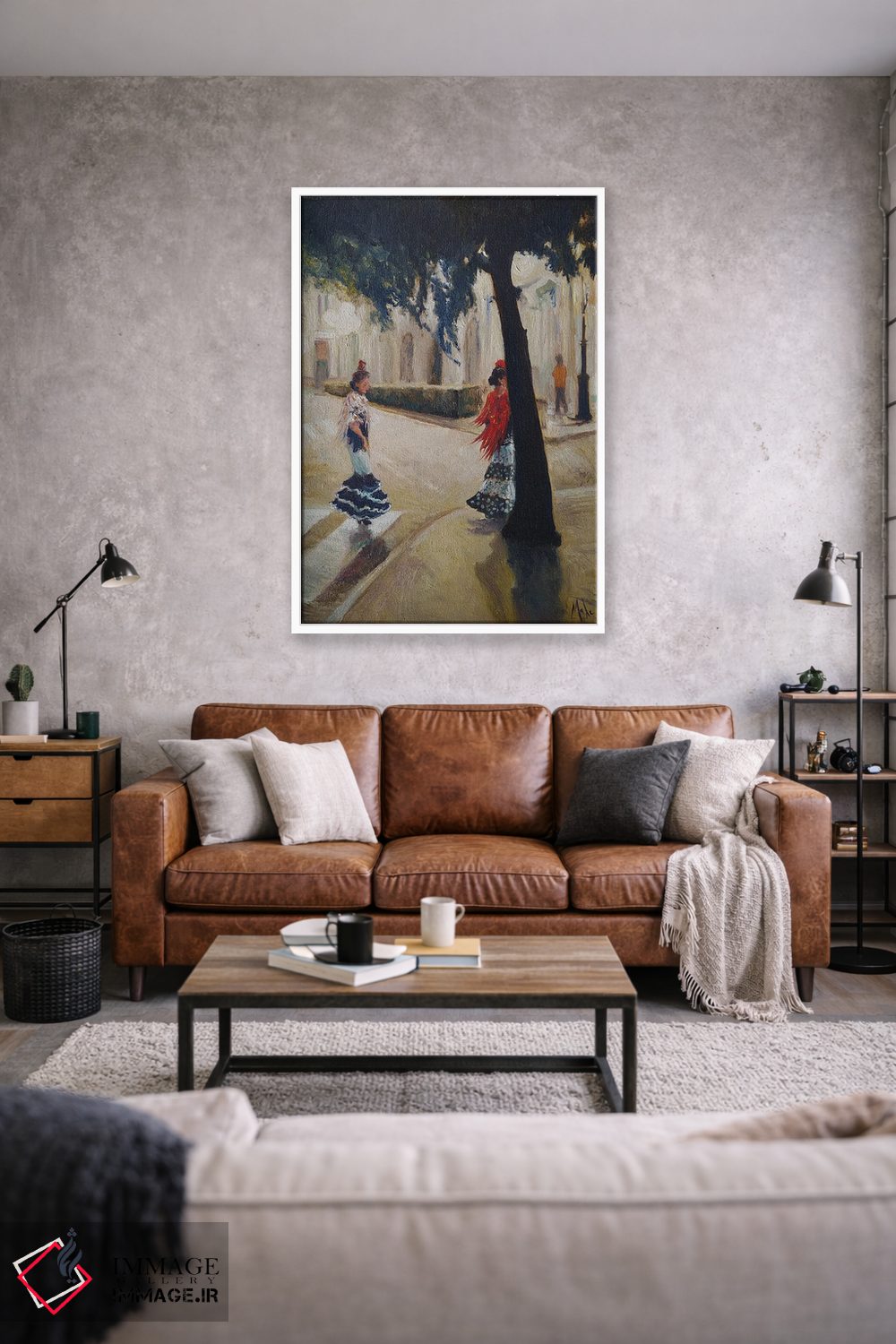 تابلو دکوراتیو سویا در غروب اثر ایزابل ماهه - D1W