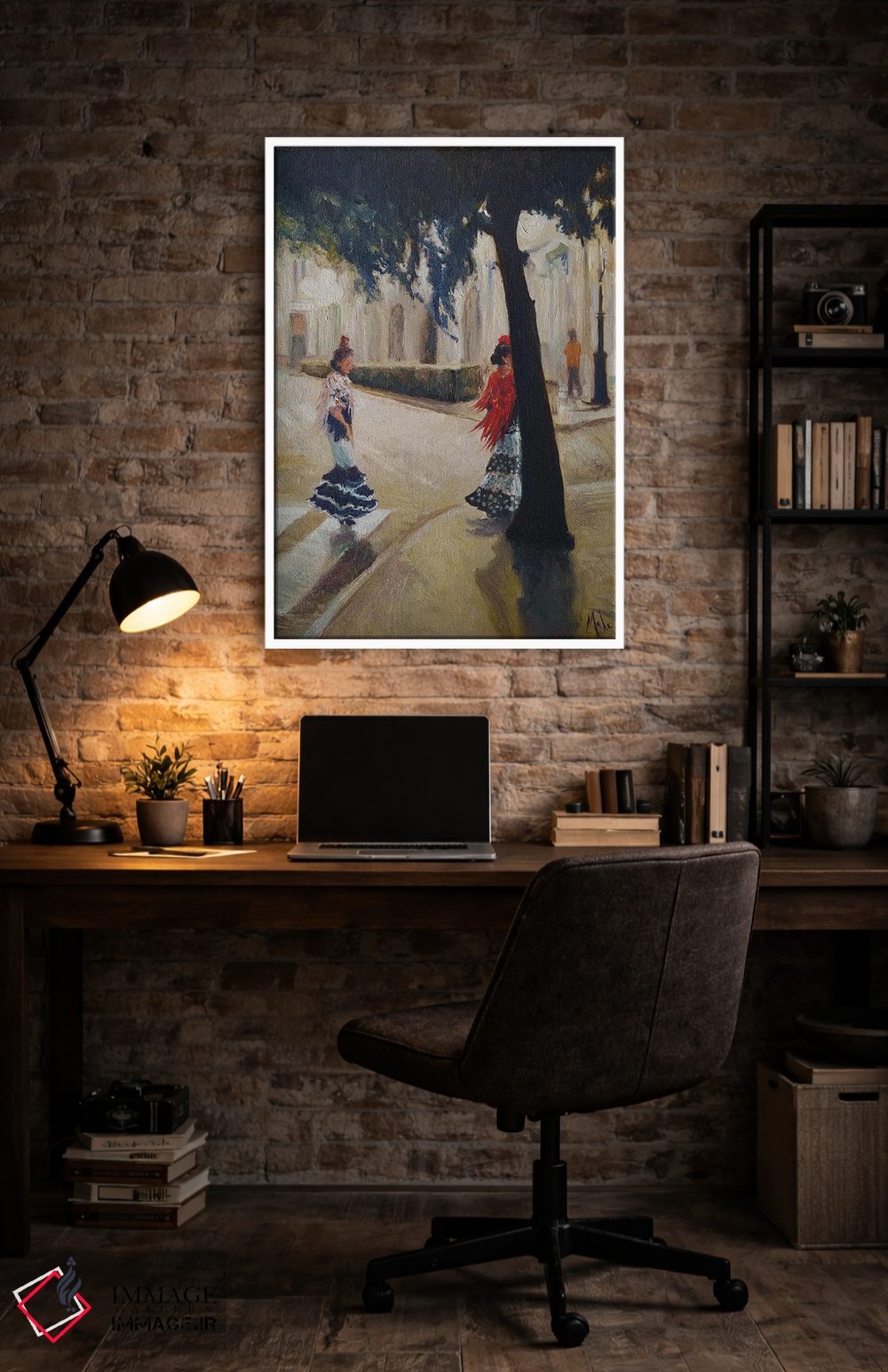 تابلو دکوراتیو سویا در غروب اثر ایزابل ماهه - D3W