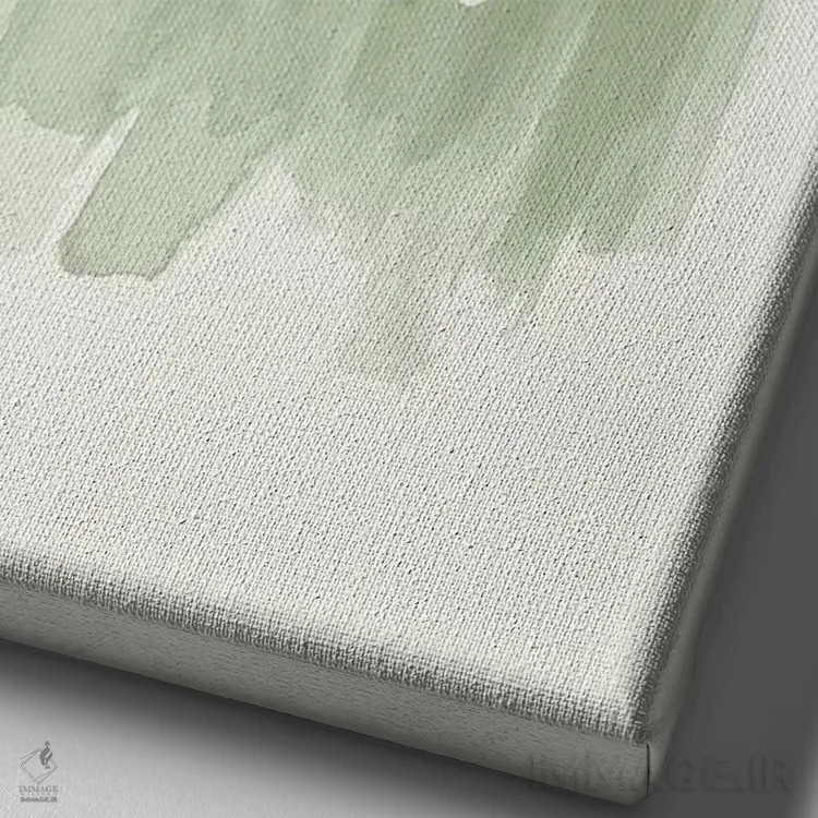 تابلو دکوراتیو ترس دروغگو است اثر ایمپرفکت داست - نمای نزدیک بافت بوم