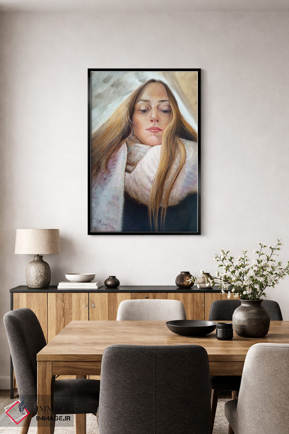 تابلو دکوراتیو از ارتفاع بلند بیست سالگی اثر ایزابل ماهه - D5B