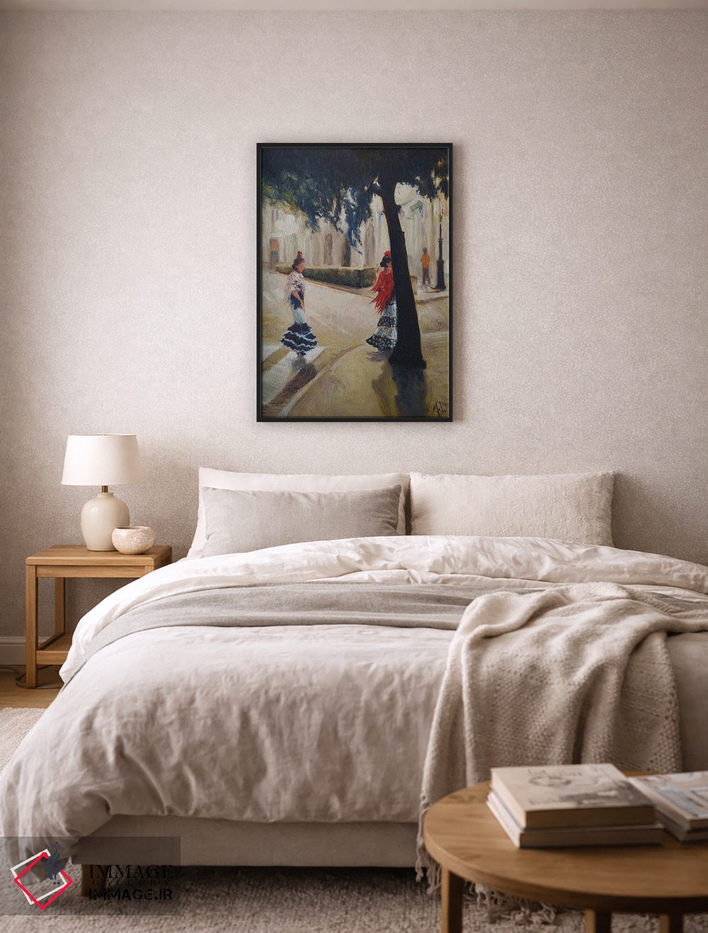 تابلو دکوراتیو سویا در غروب اثر ایزابل ماهه - D6B