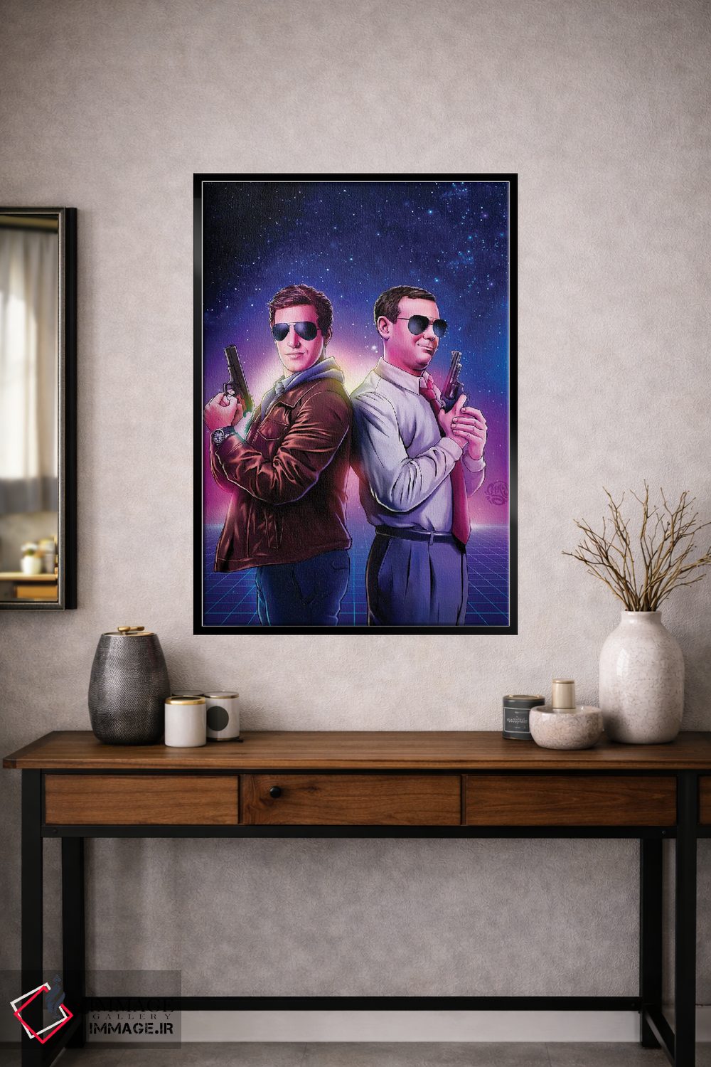 تابلو دکوراتیو بروکلین ۹۹ اثر ایسمابوکامیکس - D1B