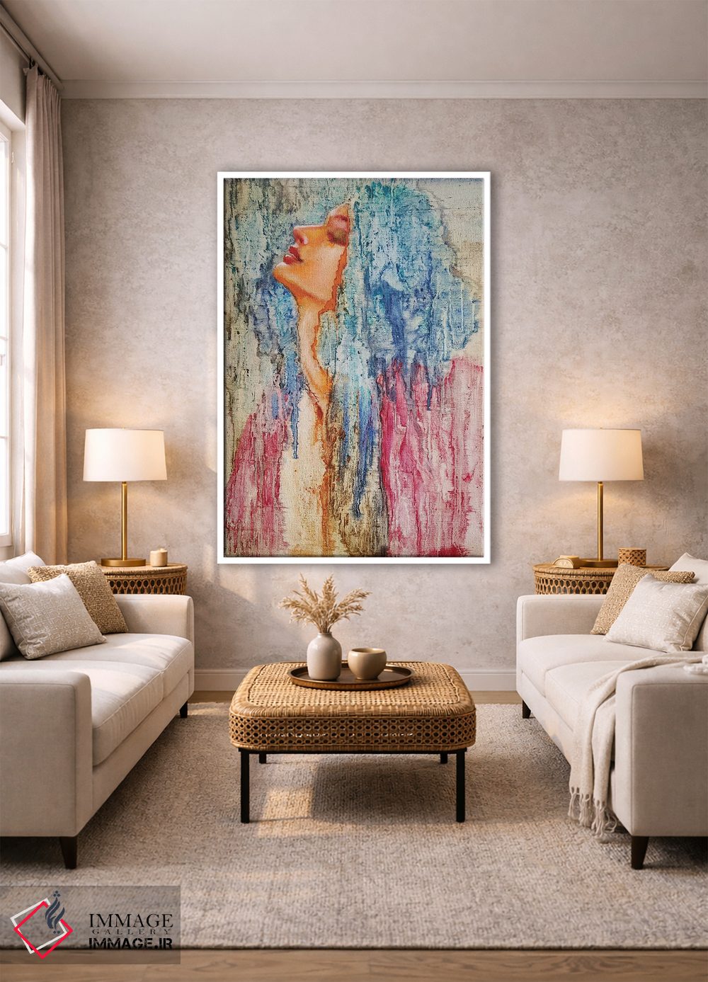 تابلو دکوراتیو نمای خوب اثر ایزابل ماهه - D1W