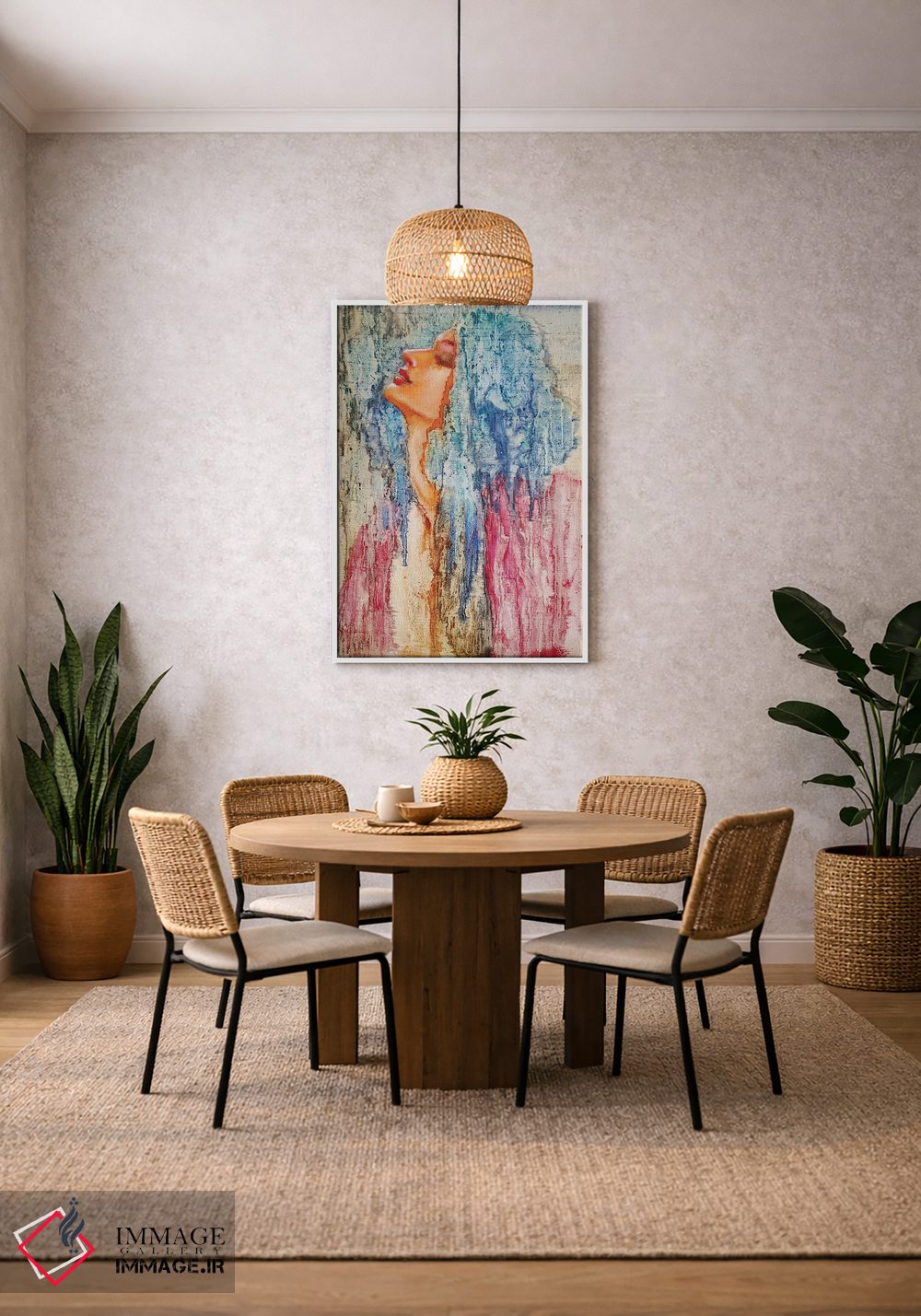 تابلو دکوراتیو نمای خوب اثر ایزابل ماهه - D2W