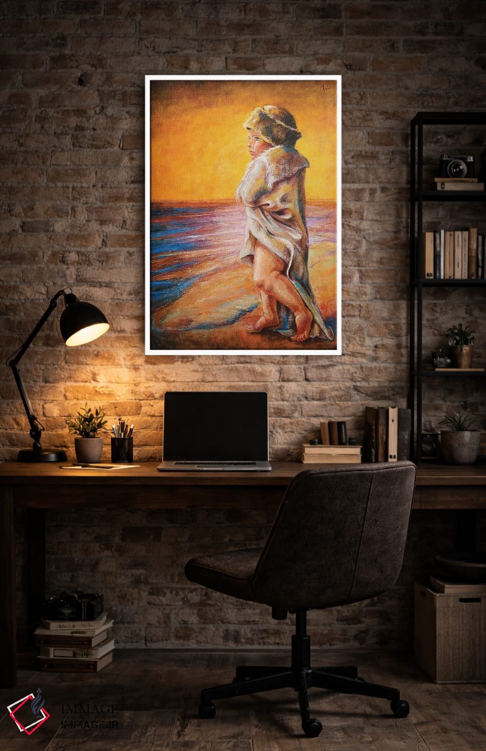 تابلو دکوراتیو سرود دریا اثر ایزابل ماهه - D4W