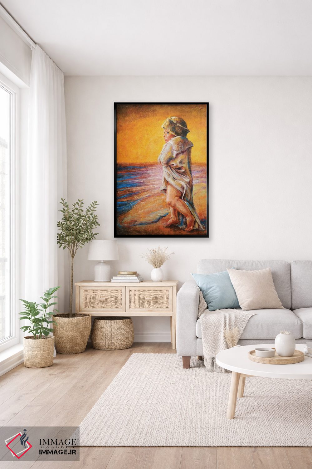 تابلو دکوراتیو سرود دریا اثر ایزابل ماهه - D5B