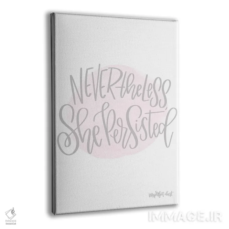 تابلو دکوراتیو با این حال او ادامه داد اثر ایمپرفکت داست - نمای پرسپکتیو محصول