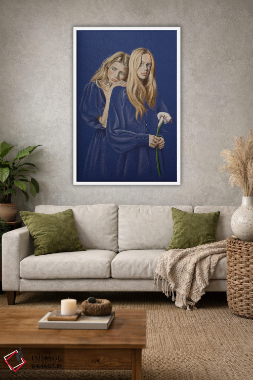 تابلو دکوراتیو بلوندها با گل کالا اثر اینا مدودوا - D1W